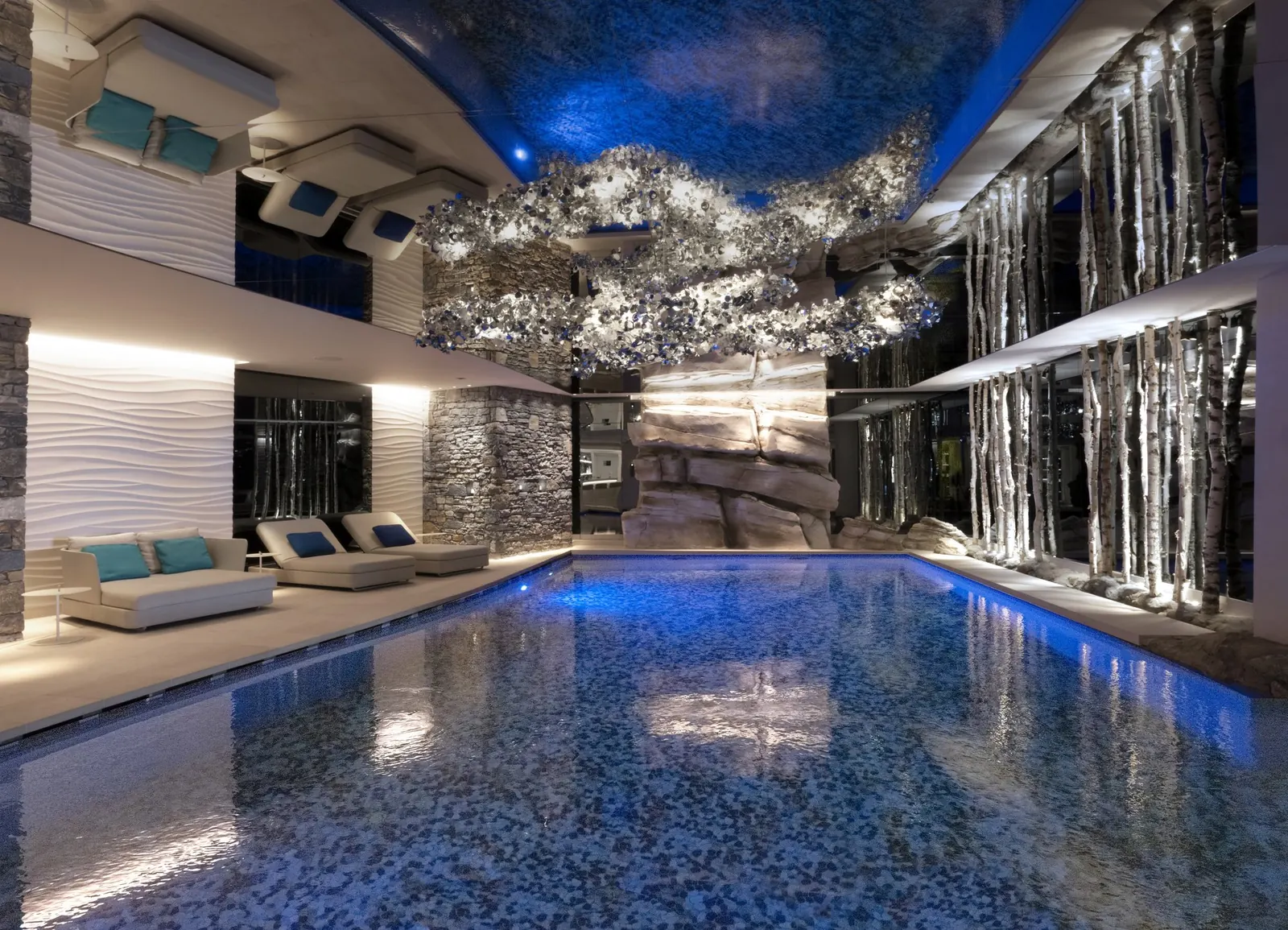 Cheval Blanc Courchevel · Indoor pool