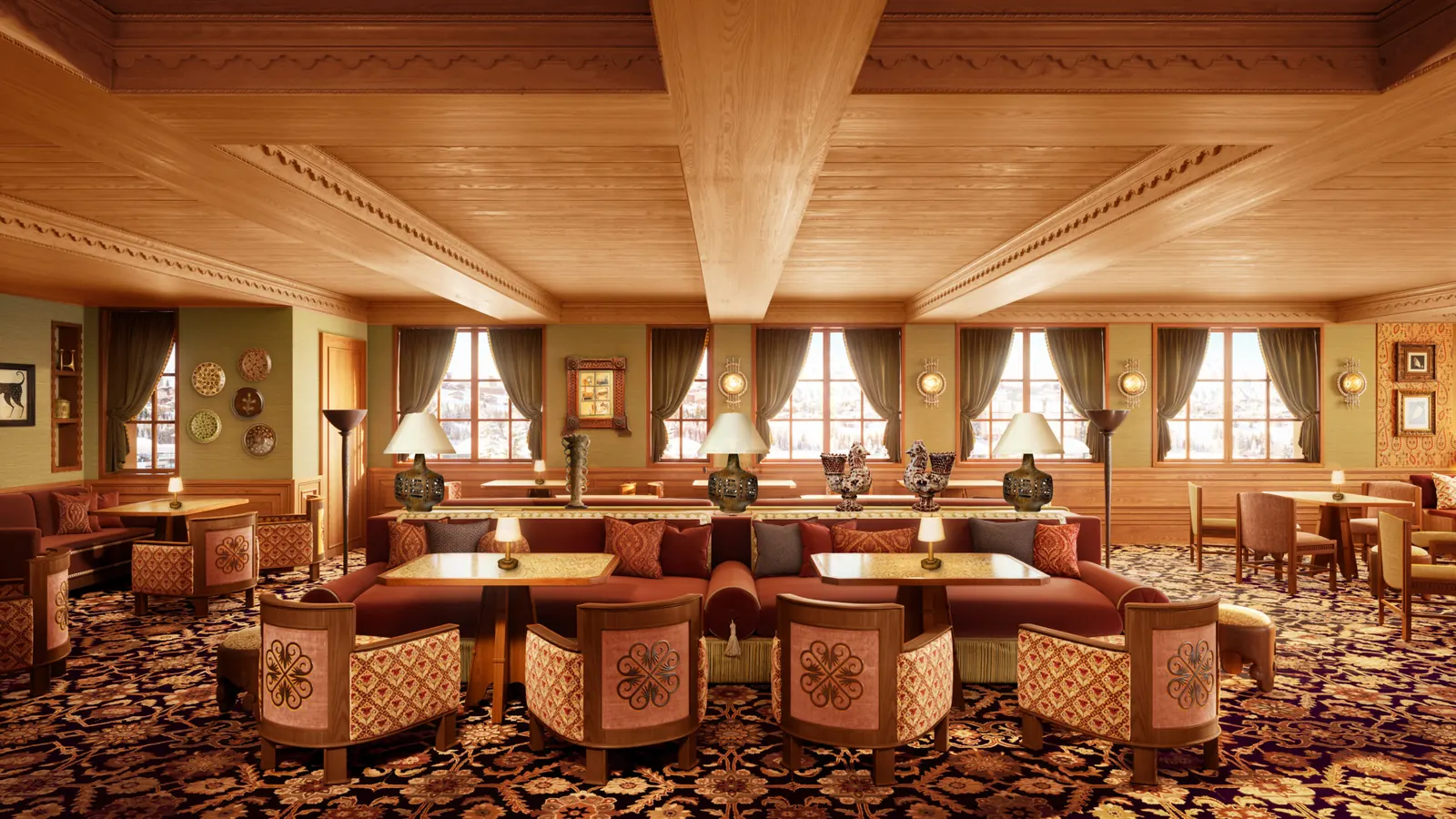 Hôtel Saint Roch · 3D render: Restaurant