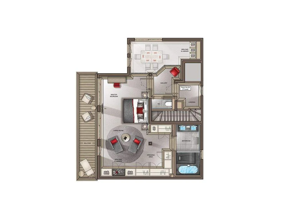 Altitude Suite, plan 2