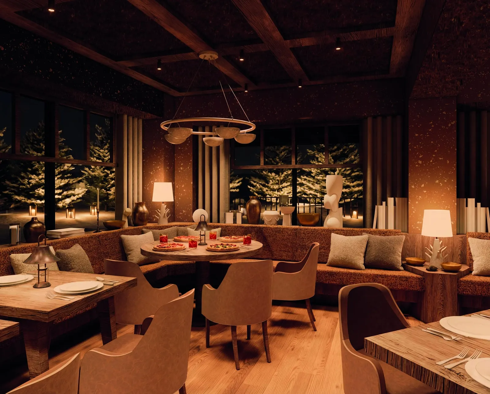 Sivolière Hôtel & Résidence · Restaurant (render)