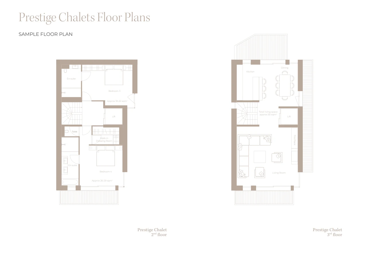 Prestige Chalets, plan 2