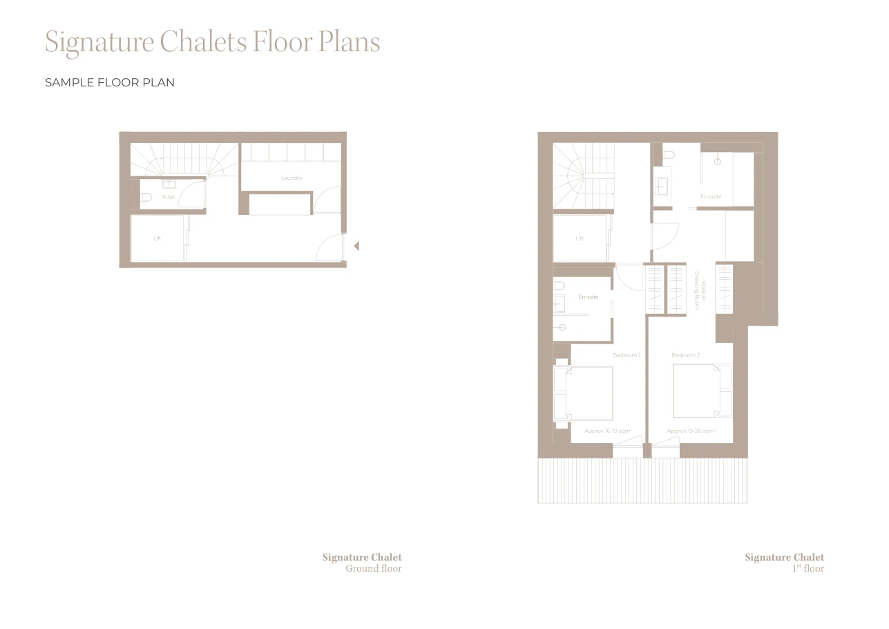 Signature Chalets, plan 1