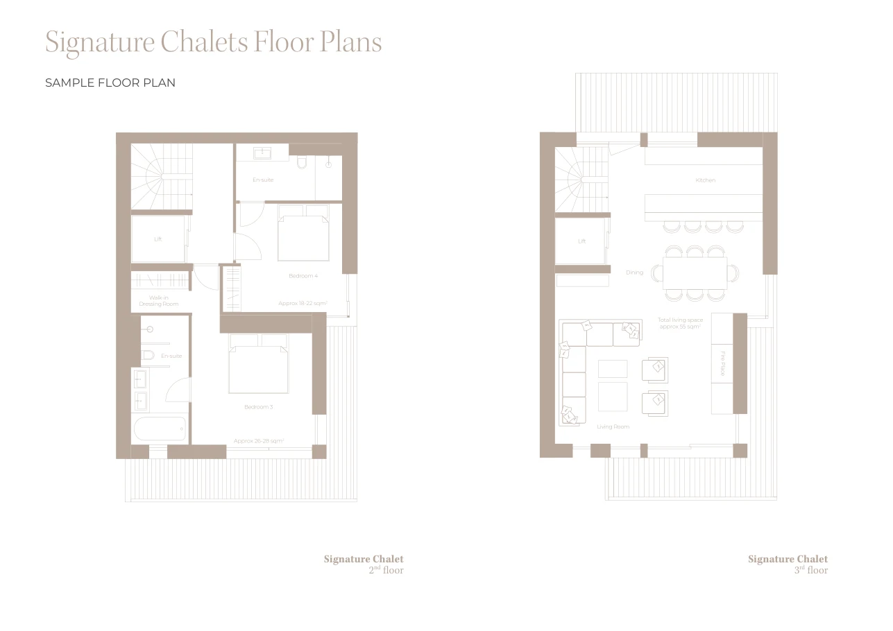 Signature Chalets, plan 2