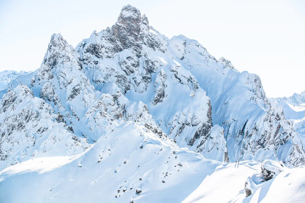 Courchevel panoramic view